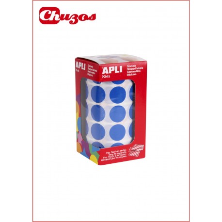 ROLLO GOMETS REDONDOS APLI 4860 20 MM AZUL