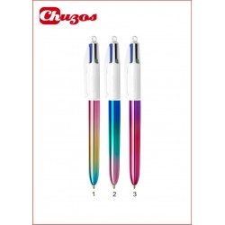 BOLIGRAFO 4 COLORES BIC GRADIENT