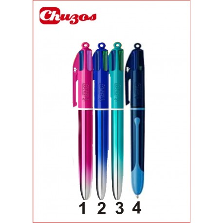 BOLIGRAFO 4 COLORES BIC SMOOTH