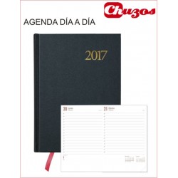 AGENDA SEGOVIA DIA A DIA 14 x 20 CM NEGRA DOHE