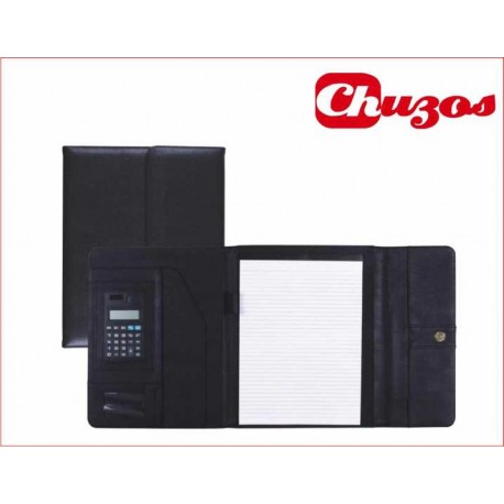 CARPETA PORTAFOLIOS BROCHE NEGRO FOLIO LIDERPAPEL
