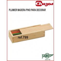 PLUMIER MADERA PARA DECORAR FAIBO 799