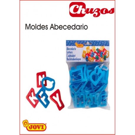 z MOLDES PLASTILINA LETRAS 26 UDS JOVI