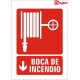 SEÑAL BOCA DE INCENDIO PVC 21 X 29,7 CM