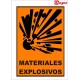 SEÑAL MATERIALES EXPLOSIVOS PVC 21 X 29,7 CM