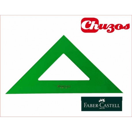 Escuadra 37 cms Faber Castell sin graduar economica