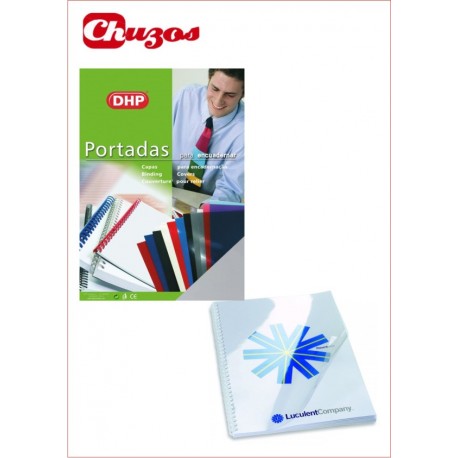 PORTADA ENCUADERNAR A4 PVC 180" 100 UDS DHP
