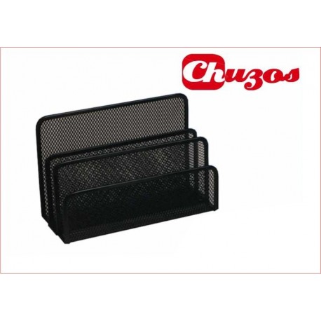 ORGANIZADOR CARTAS REJILLA NEGRO PRYSE