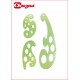 PLANTILLAS CURVAS 3 UDS ARTES